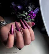 Red velvel nail dress