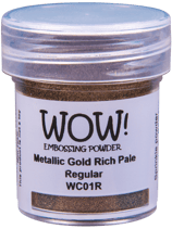 WOW! Metallic Gold Rich Pale - Regular
