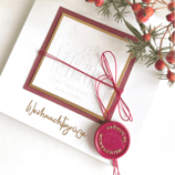 Siegelstempel Fröhliche Weihnachten