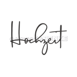 Stanzeschablone: Hochzeit