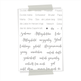 Klarsichtstempel „Du bist…“