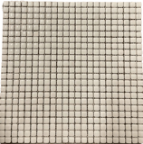 Mosaico ceramica 10mm WHITE lucido