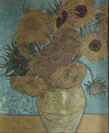 ゴッホ「ひまわり」作品のみ　※和紙に印刷