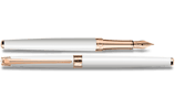 Caran d'Ache Léman Slim Weiss Rosegold