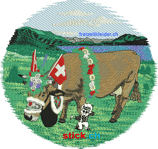 SWL | Rückenstick "Kuh geschmückt"