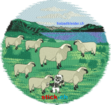 SWL | Rückenstick "Schafe2"