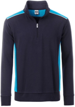 James & Nicholson by Daiber | JN 868 | Workwear Halfzip Sweater Unisex Color