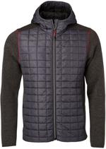 James & Nicholson by Daiber | JN 772 | Herren Hybrid Strickfleecejacke