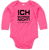 Babywelt | Babybugz | 71.0030 |  BZ30 Baby Body langarm  |  Druck "Ich Schreie Nicht"