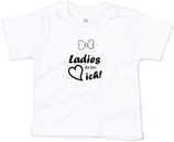 Babywelt | Babybugz | 71.0002 |  BZ02 Baby T-Shirt kurzarm |  Druck "Ladys Da Bin Ich"