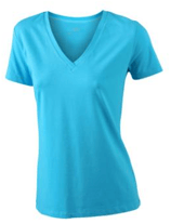 James & Nicholson by Daiber | JN 928 | Damen Stretch V-Neck T-Shirt
