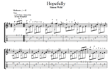 "Hopefully" Noten (+TABs)