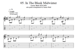 "In The Bleak Midwinter" Noten (+TABs)