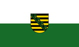Saxony-Sachsen State Flag