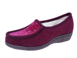 Art. 26 668 Damen-Mok.-Slipper bordo