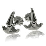 Manschettenknöpfe in Silber aus der Gremlin Männerschmuck Kollektion der Goldschmiede OBSESSION