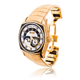 Herrenuhr von Roger Debuis mit einem Armband in Rotgold von der Goldschmiede OBSESSION