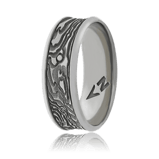 Ringe kaufen für Männer: Schatzring aus Weissgold 