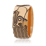 Herrenring in Rotgold aus der Schatzring Kollektion der Goldschmiede OBSESSION Zürich und Wetzikon