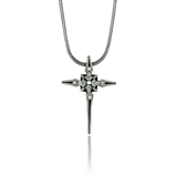 Collier in Silber mit Brillanten aus der Gremlin Männerschmuck Kollektion der Goldschmiede OBSESSION