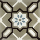 KASHBA Bloemdecor Glauw grijs