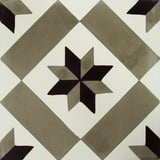 KASHBA Sterdecor grijs zwart 