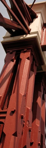 VCI Coatings Application to Steel Structure. No rust Removal is Necessary. 