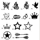 Motivauswahl persoanlisierte Erinnerungskiste aus Holz zur Geburt Hochzeit