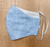 リバーシブルガーゼ５層マスク