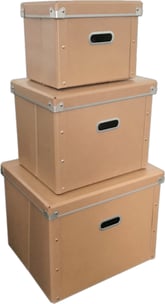 収納箱　３サイズ　ライトブラウン