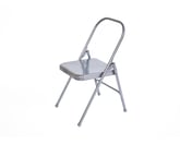 Yogastuhl silber, weiß, schwarz - mit Doppelgelenk, klappbar yogawood