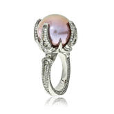 Spezialanfertigung Perlen und Diamant Ring aus unserem Juwelier-Atelier in Zürich und Wetzikon