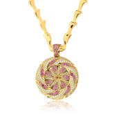 Spezialanfertigung Edelstein Amulett aus unserem Juwelier-Atelier in Zürich und Wetzikon