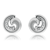 Ohrclips in Rotgold mit Brillanten aus der Gipsy Kollektion der Goldschmiede OBSESSION Zürich und Wetzikon