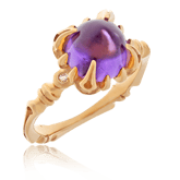 Cocktailring in Rotgold mit einem Amethyst aus der Gremlin Baby Kollektion der Goldschmiede OBSESSION Zürich und Wetzikon