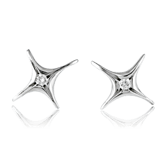 Ohrstecker in Weissgold mit Brillanten aus der Milchstrasse Kollektion der Goldschmiede OBSESSION Zürich und Wetzikon