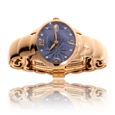 Handgefertigtes Uhren-Armband in Rotgold. Auf Kundenwunsch angefertigt, passend zur Armbanduhr Cat's Eye von Girard Perregaux. Goldschmiede OBSESSION Zürich und Wetzikon