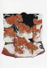 熱田神宮・秋季企画展 出展作品「姫きもの」　(留袖を使用)