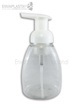 botella espumadora oval, dosificador de espuma, bomba espumadora foamer, espumaros