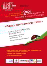 conference lmc france journee mondiale leucemie myeloide chronique world cml day 9/22 22/9 france IPC institut paoli calmettes marseille patient expert regards croisés