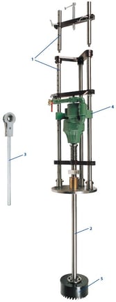 Druckluftmotore, Antriebe, Anbohrmotore, Anbohrmaschinen, Bohrmaschinen, Anbohrgeräte, Anbohrständer, Perfekt 3, Gasleitungen anbohren, Wasserleitungen anbohren, Fräser, Zentrierbohrer, Lochfräser, Sägekranzfräser, Zwischenflansch, Flanschadapter