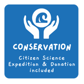 Conservation icon for Luxury Citizen Science Expeditions - Galapagos Shark Diving