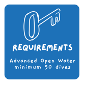 Requirement  icon for Luxury Citizen Science Expeditions - Galapagos Shark Diving