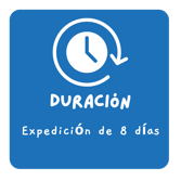 Duracion icon for Luxury Citizen Science Expeditions - Galapagos Shark Diving