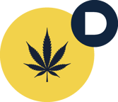 Hanfblatt auf Demuthfarbenem Grund