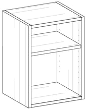 room³ Regal oder Nachttisch mit Tablar