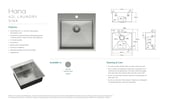 Hana 42L Laundry Sink Fienza Builders Discount Warehouse Renovation