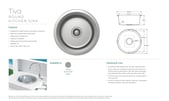 Tiva Round Kitchen Sink