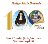 Logo für 100 Jahre Heilige Maria Bernarda. Eine Hundertjahrfeier der Barmherzigkeit.