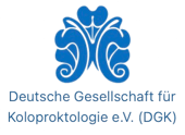 Logo und Link zur Deutschen Gesellschaft für Koloproktologie